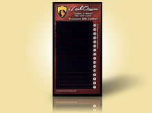 Load image into Gallery viewer, Silk Eyelash Extension Tray - B CURL/.20 thickness/13mm Length
